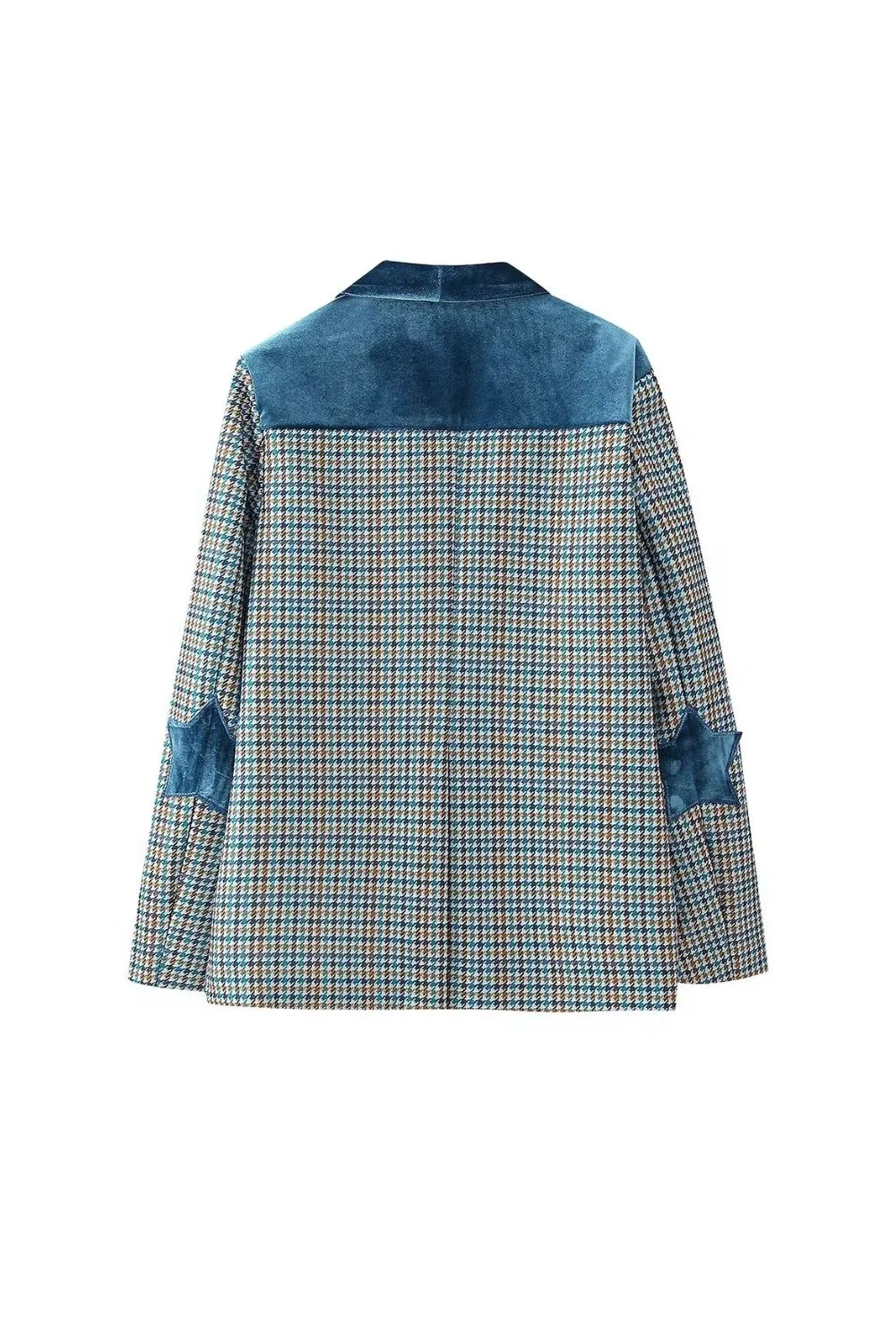 ‘ Jesse’ Velvet Wool-Blend Blazer