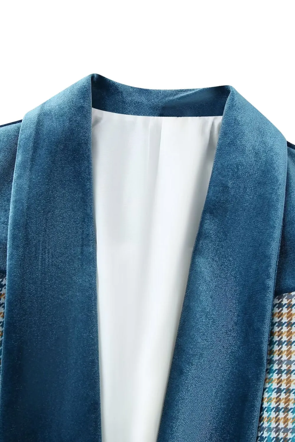 ‘ Jesse’ Velvet Wool-Blend Blazer