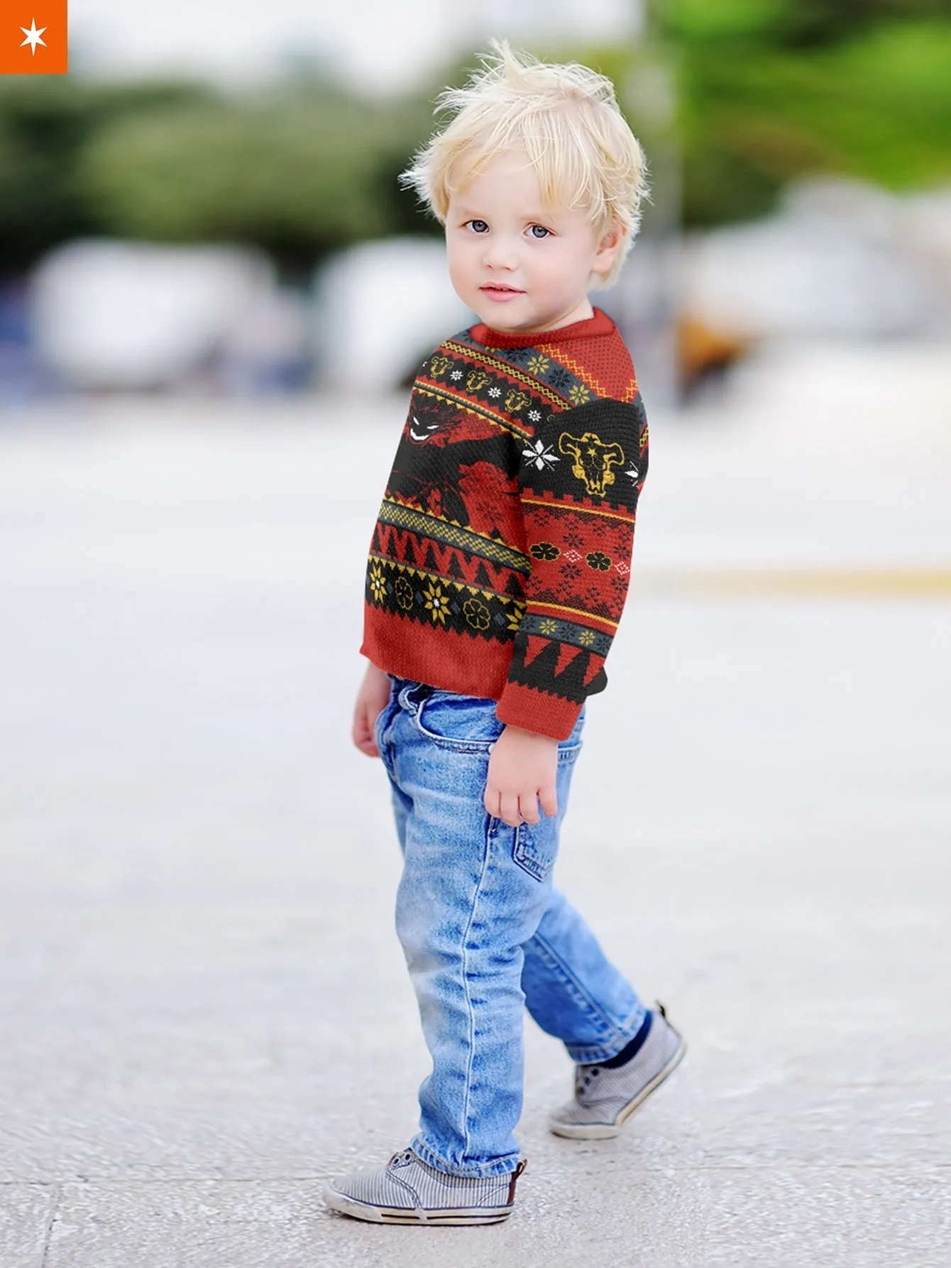 Anti Magic Demon Kids Unisex Wool Sweater