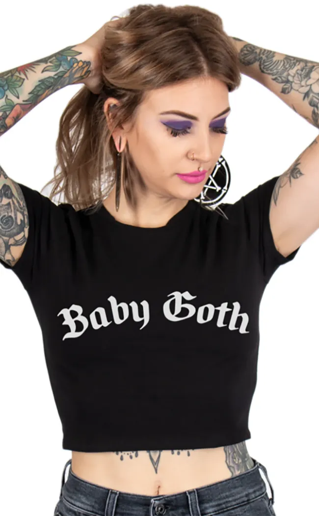 Baby Goth | Crop Baby Tee