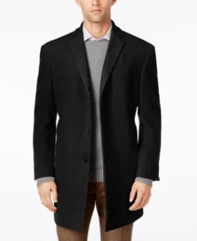 Calvin Klein Mens Slim fit Overcoat Coat 42 L Black