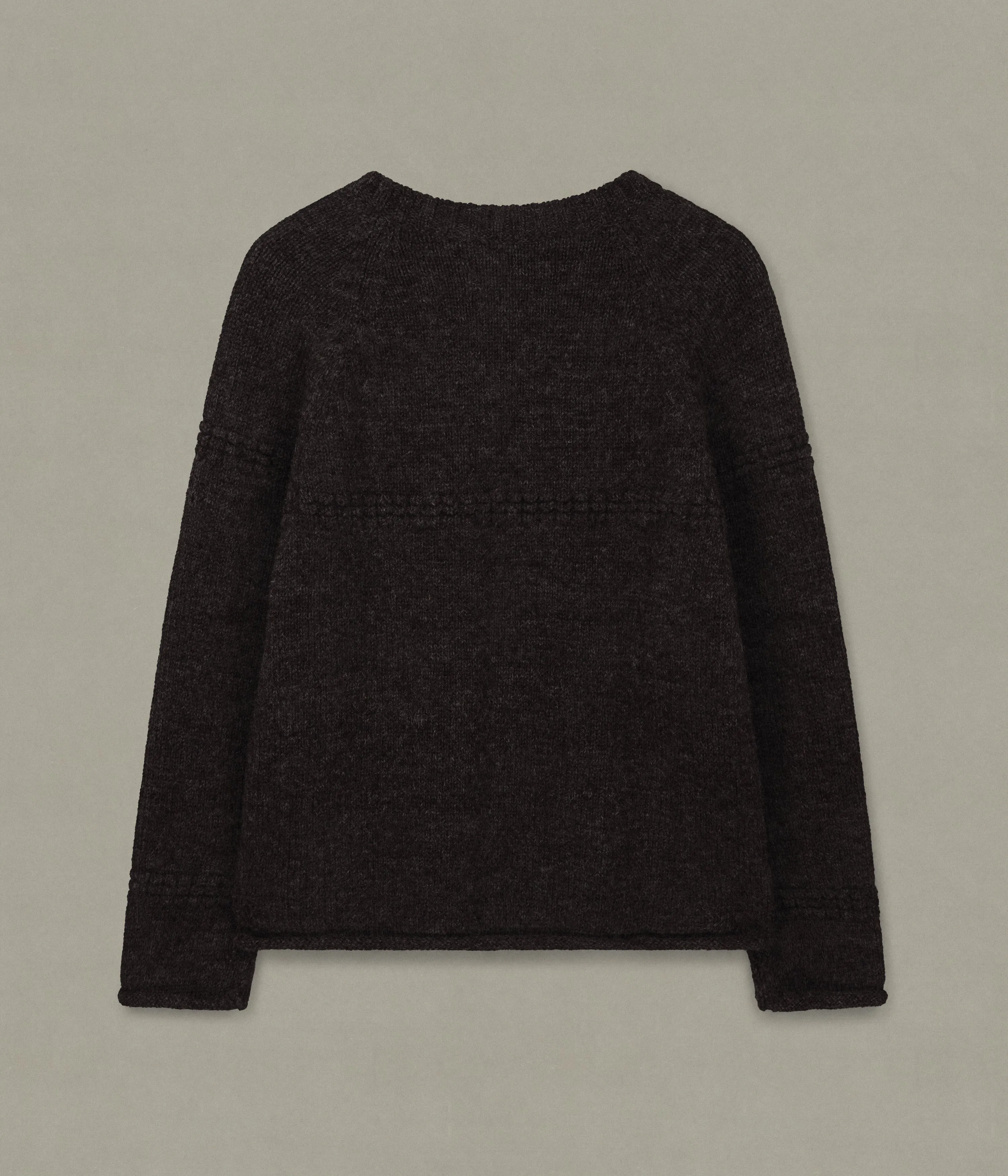 Draw String Sweater, Brown
