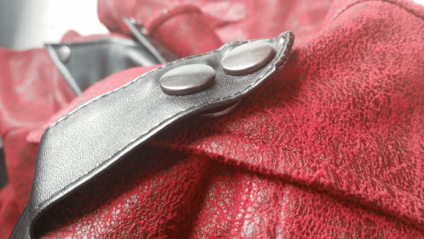 Gothic Vintage Long Red Men's Coat / Steampunk Medieval Hooded Overcoat