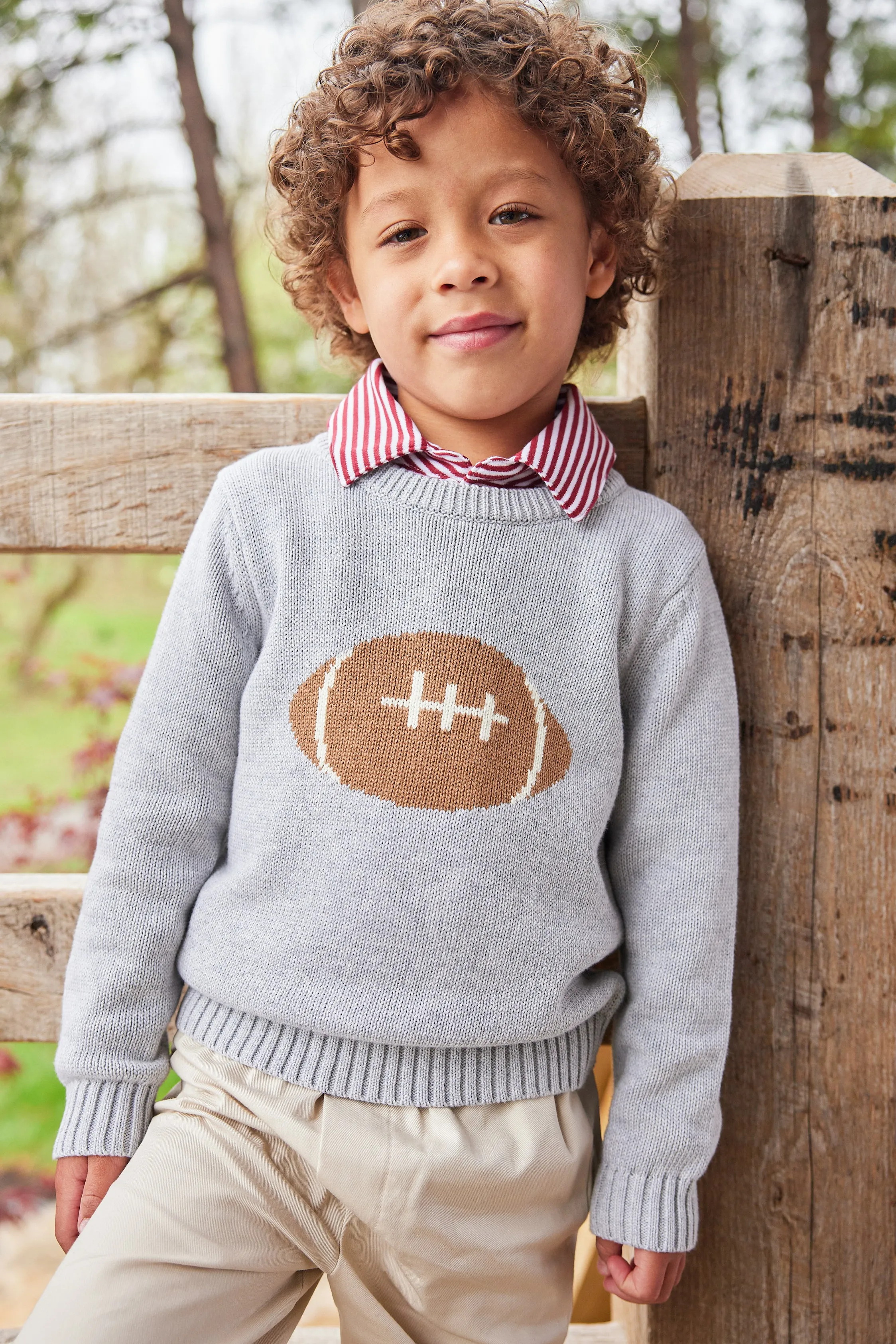 Intarsia Sweater - Football