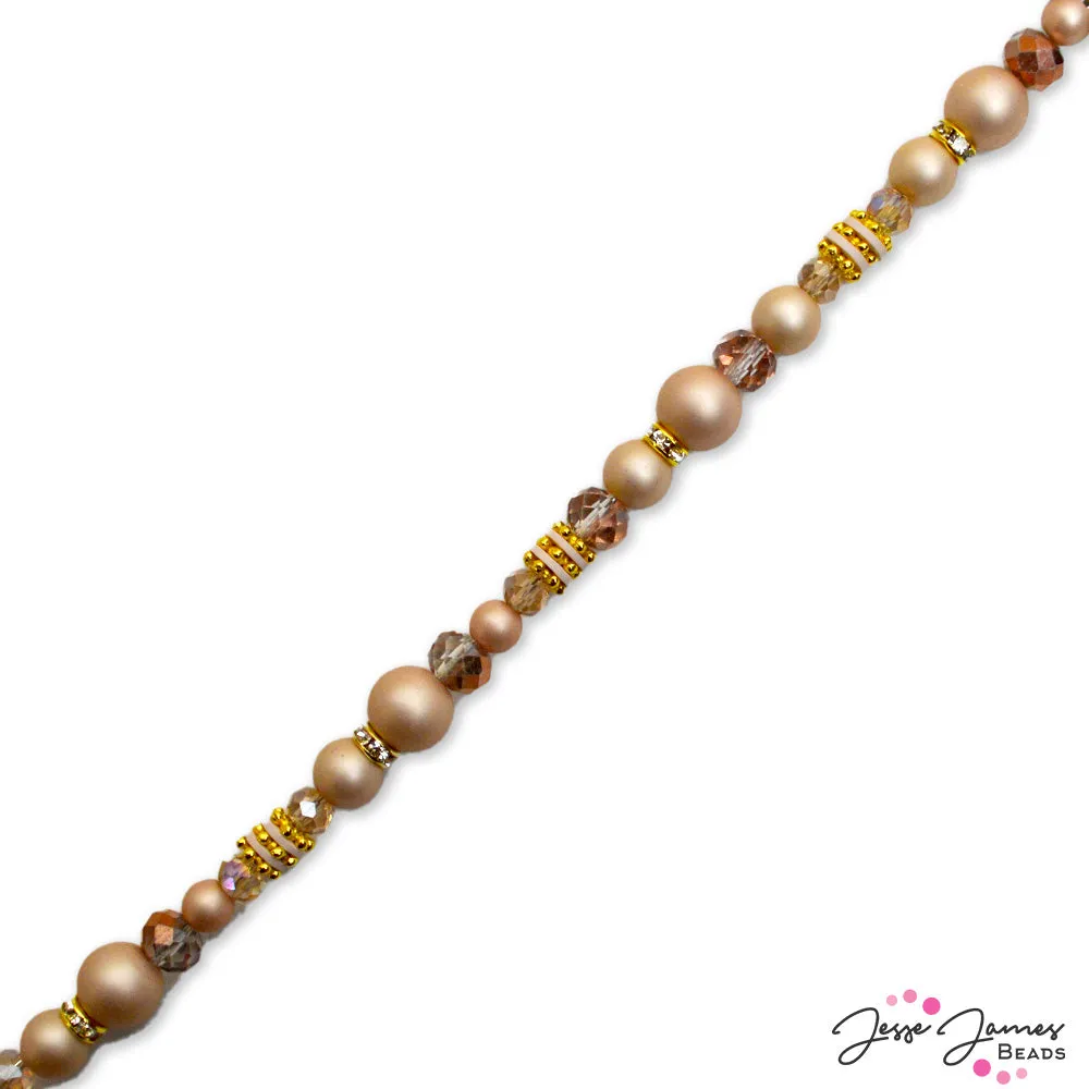 Pantone Pearl Bead Strand in Autumn Blonde