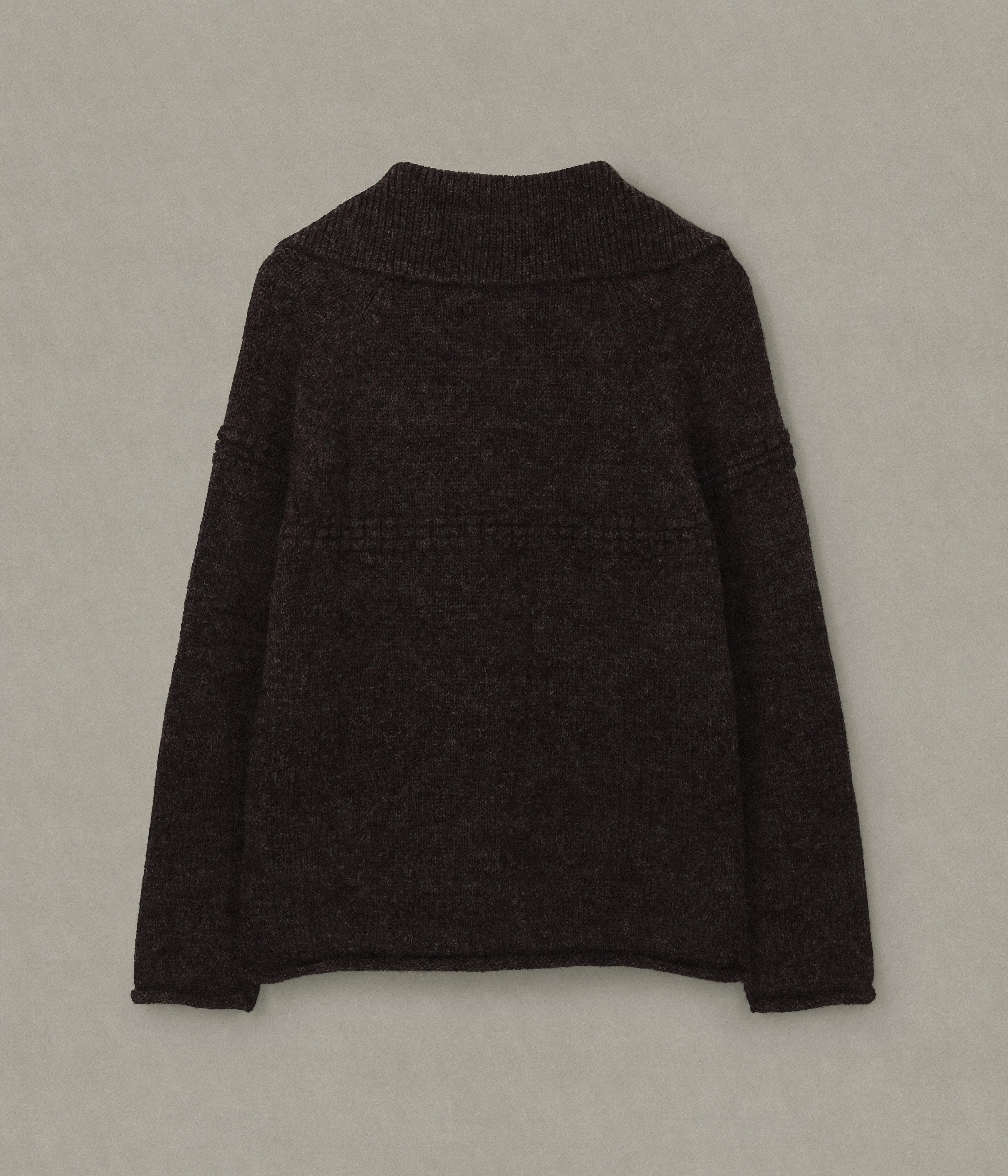 Sailor's Neck Sweater, Brown