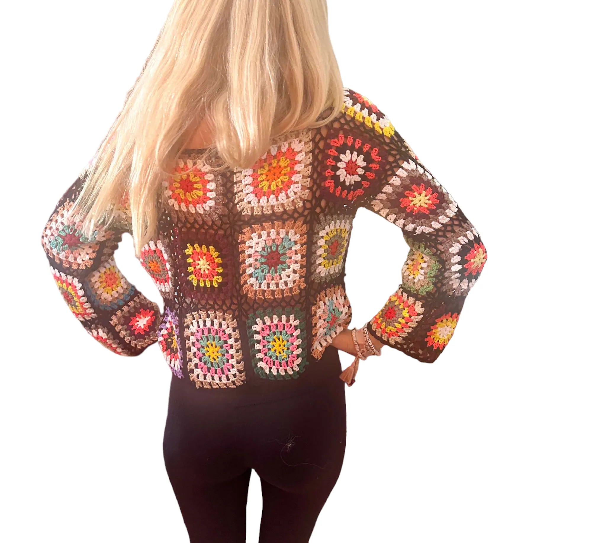 Shoulder-Style Crochet Sweater