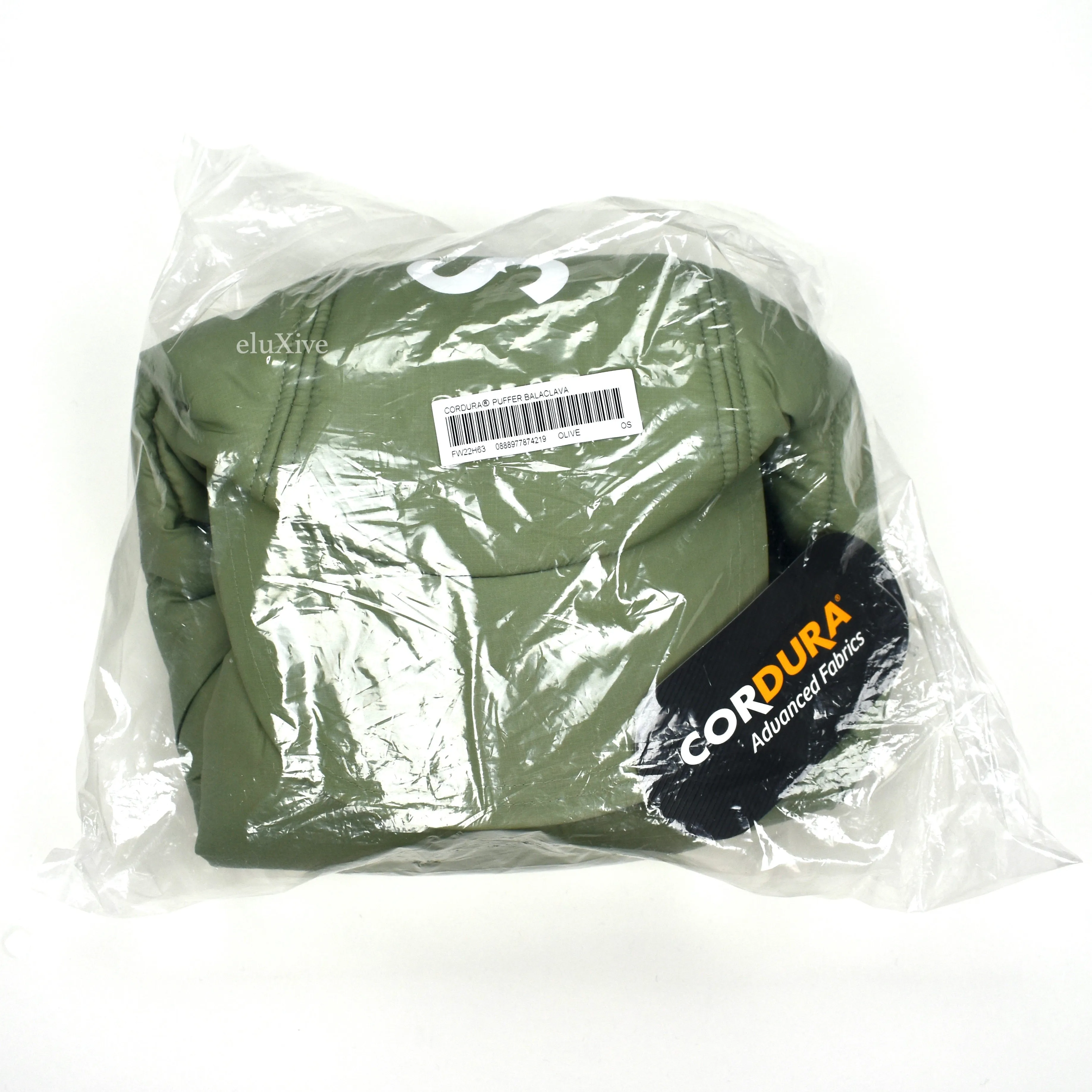 Supreme - Cordura Puffer Big Logo Balaclava (Olive)