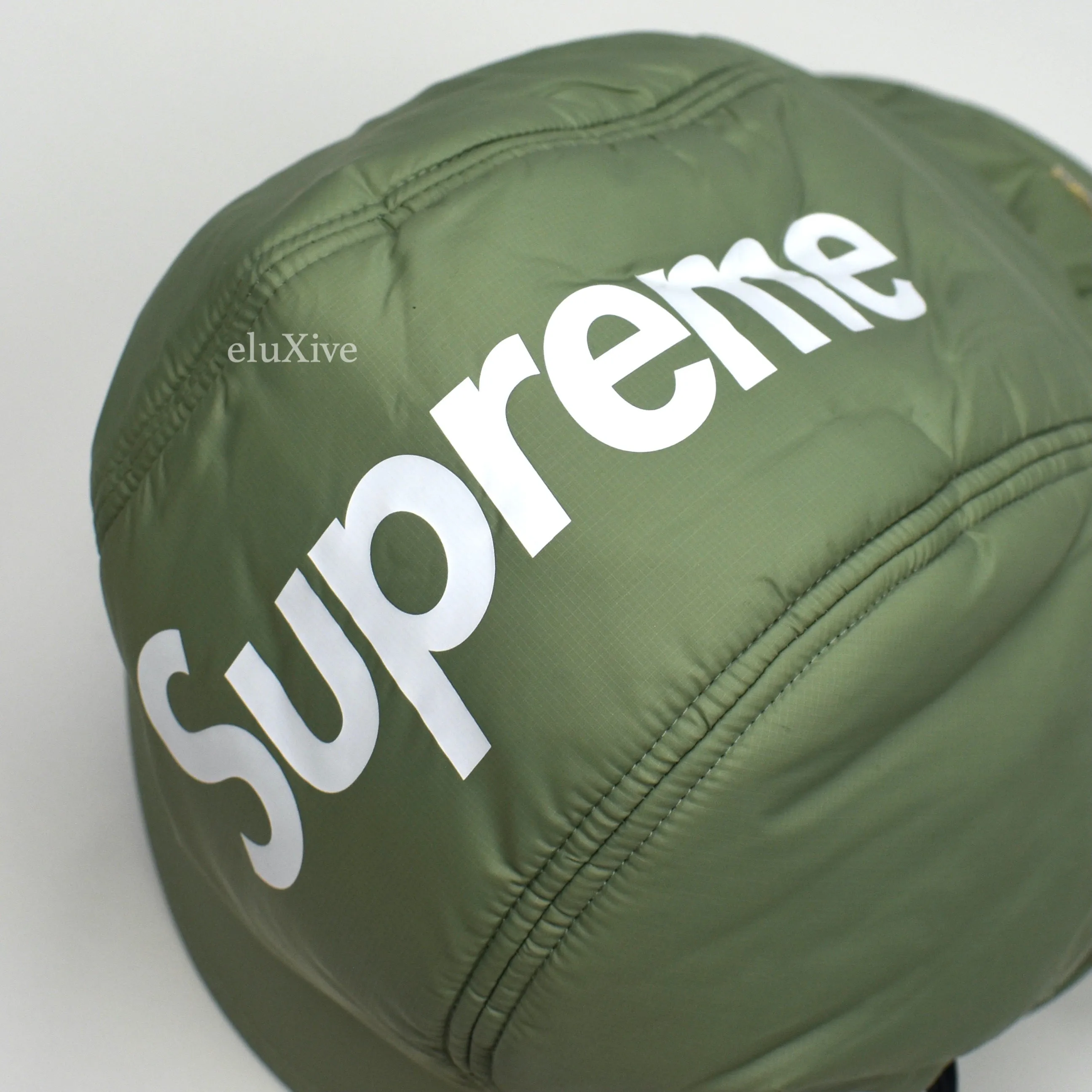 Supreme - Cordura Puffer Big Logo Balaclava (Olive)