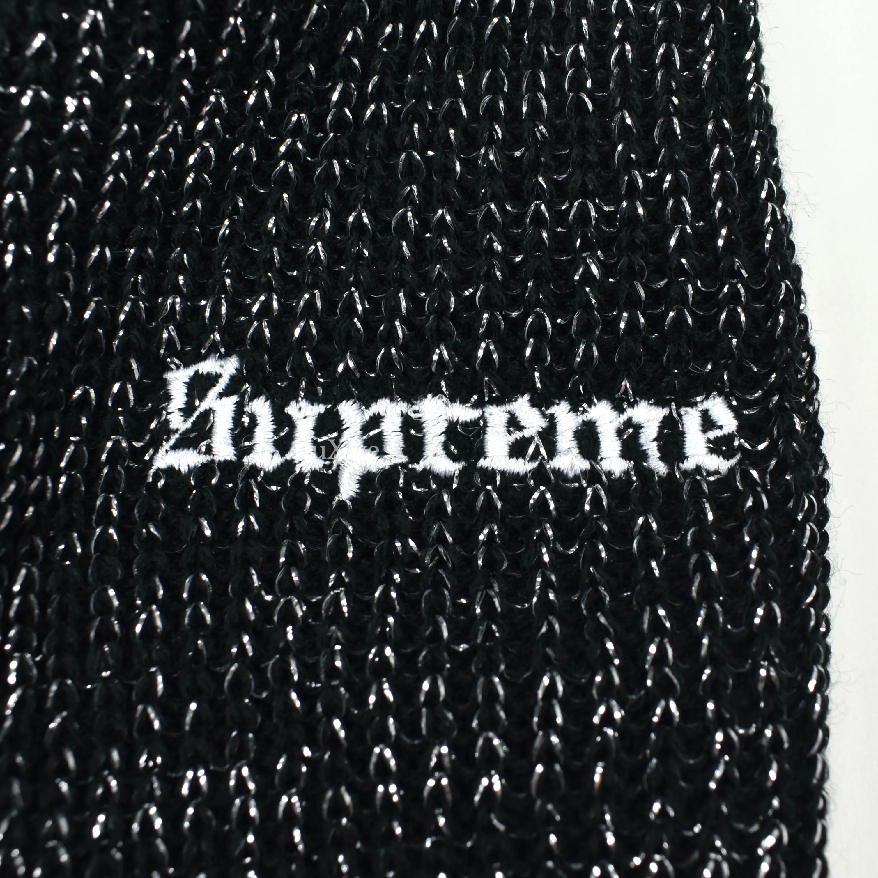 Supreme - Lurex Knit Balaclava (Black)