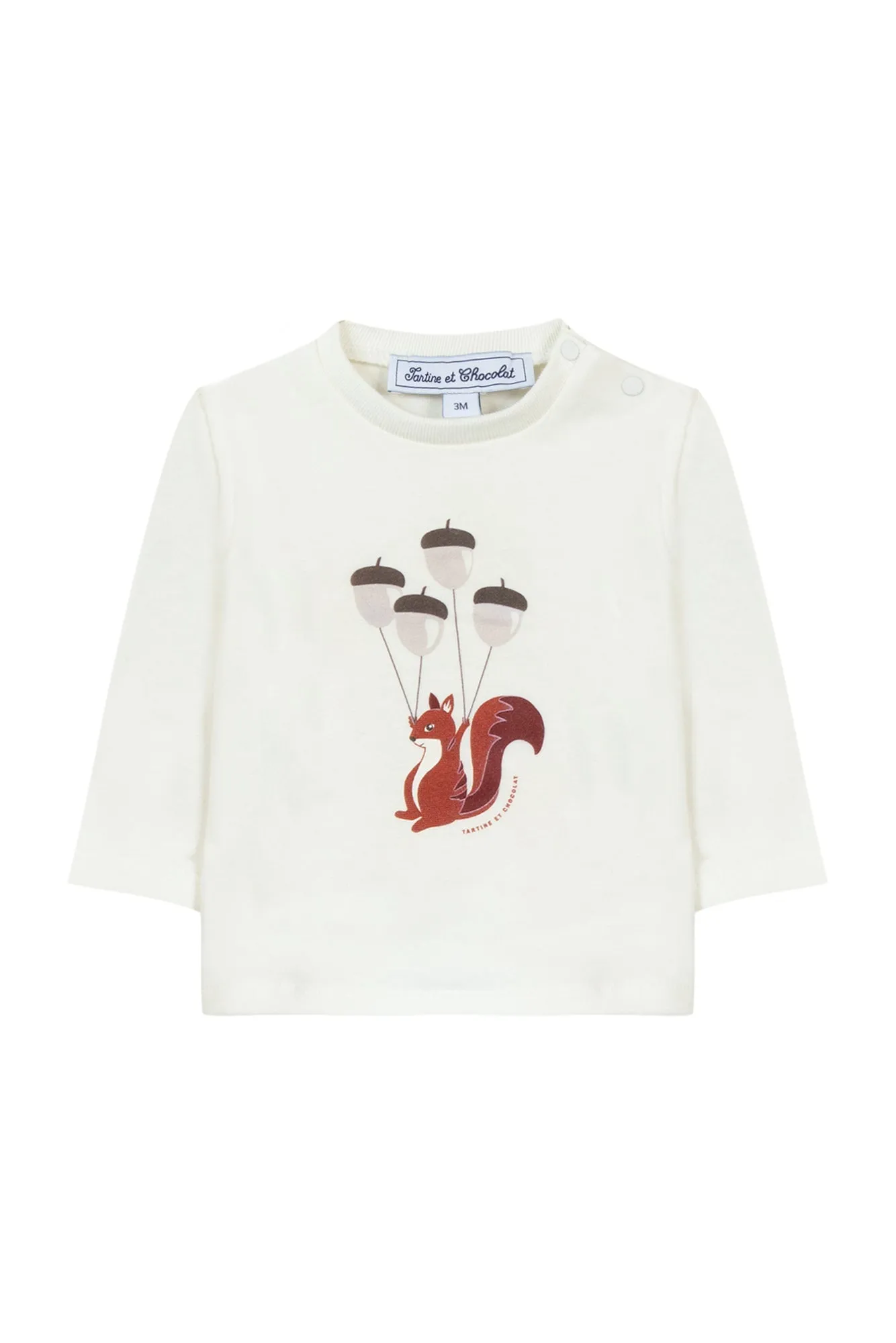Tee-shirt - Jersey illustration écureuil