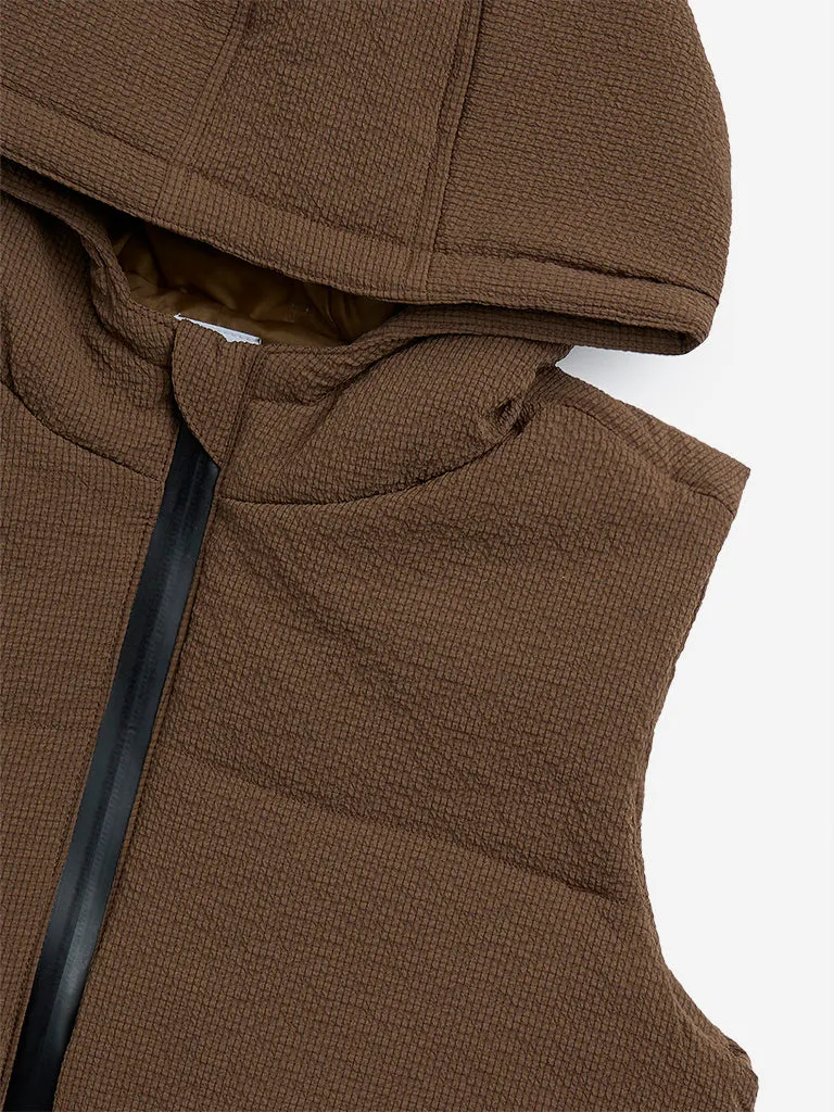 Y&F Kids Brown Puffer Jacket